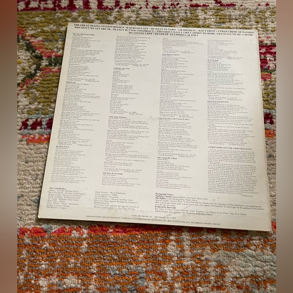 🧂 🦜 Vintage Jimmy Buffett A White Sports Coat and A Pink Crustacean 1973 🦜 🧂 - Picture 2 of 5